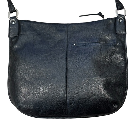 b. makowsky Sleek Black Leather Hobo - Picture 8 of 11